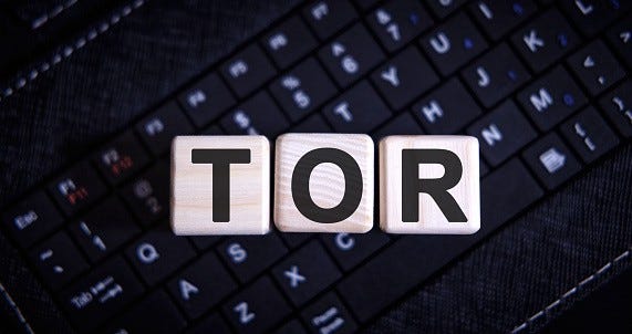 Tor Browser used to access Dark Web anonymously