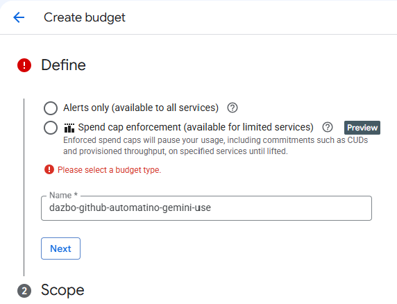 Spend cap enforcement