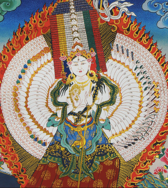 White Umbrella Tibetan deity