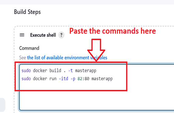 Paste Docker Commands Here