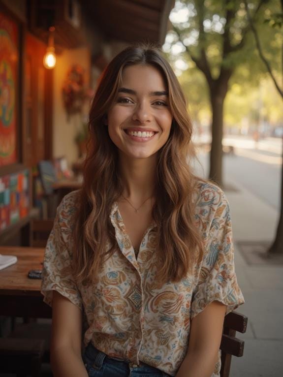 exquisite Syrian girl portrait