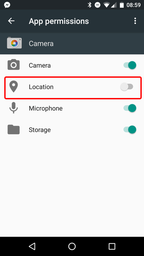 turn-location-off-for-camera-app-android