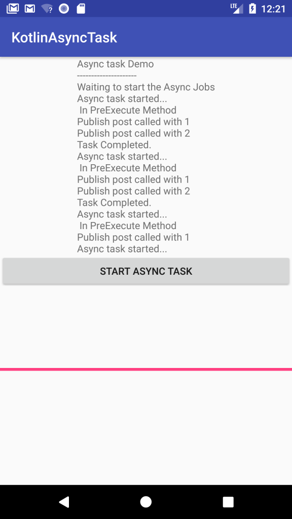Async Task Demo App