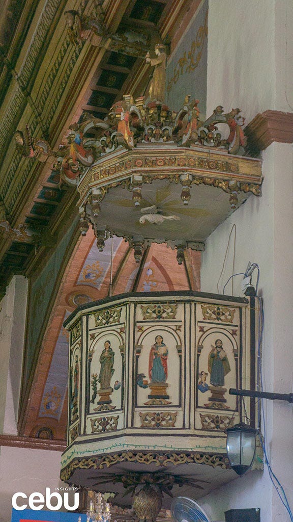 Pulpit at the Argao Church