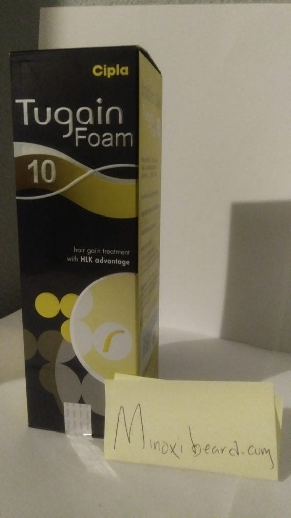 Tugain foam from Minoxbeard.com
