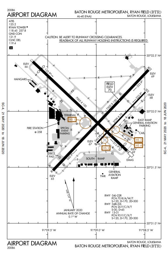 Airport diagram