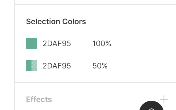 Converted Sketch file in Figma — Tints feature