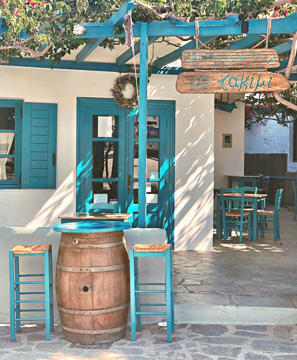 Kafeneio at Paros