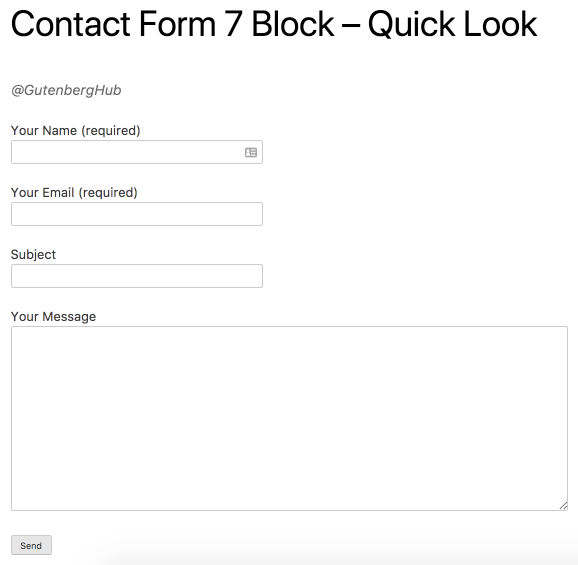 Contact From 7 Block
