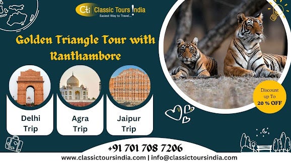 Golden Triangle Tour with Ranthambore