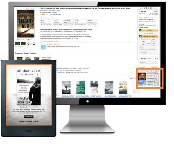 Amazon Kindle Display Advertising