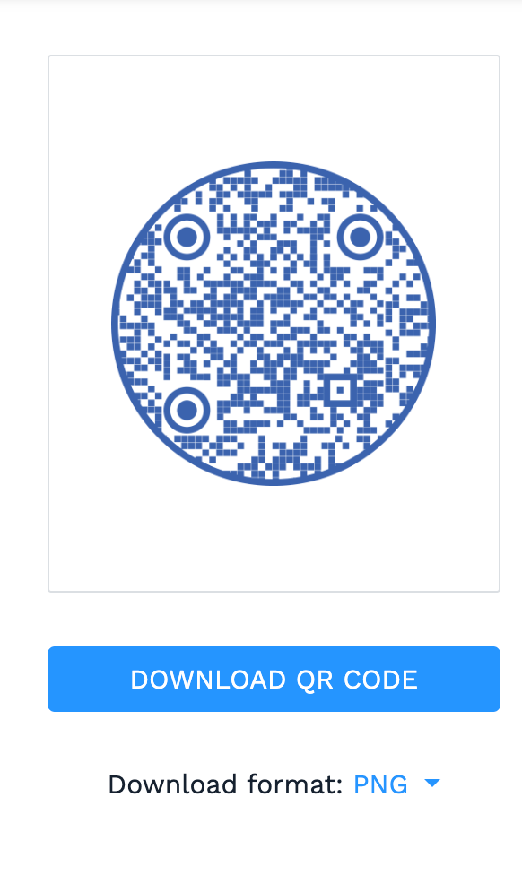 QR Code download