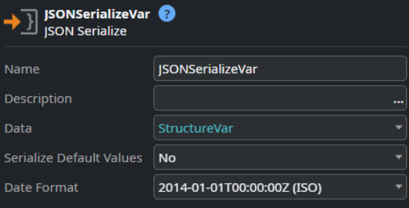 Generate JSON