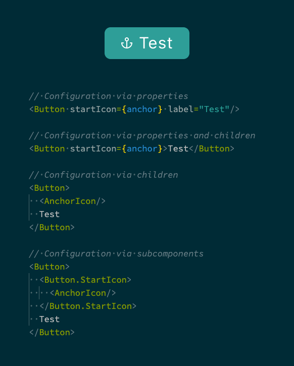 Component implementation variations