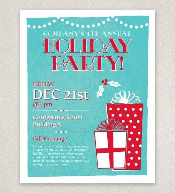 27+ Holiday Party Flyer Templates PSD Free & Premium Templates