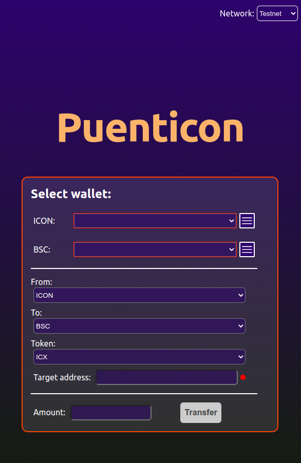Puenticon main page