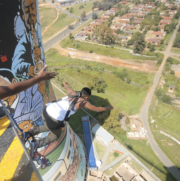 Bungee Jumping From Orlando Towers in Soweto
