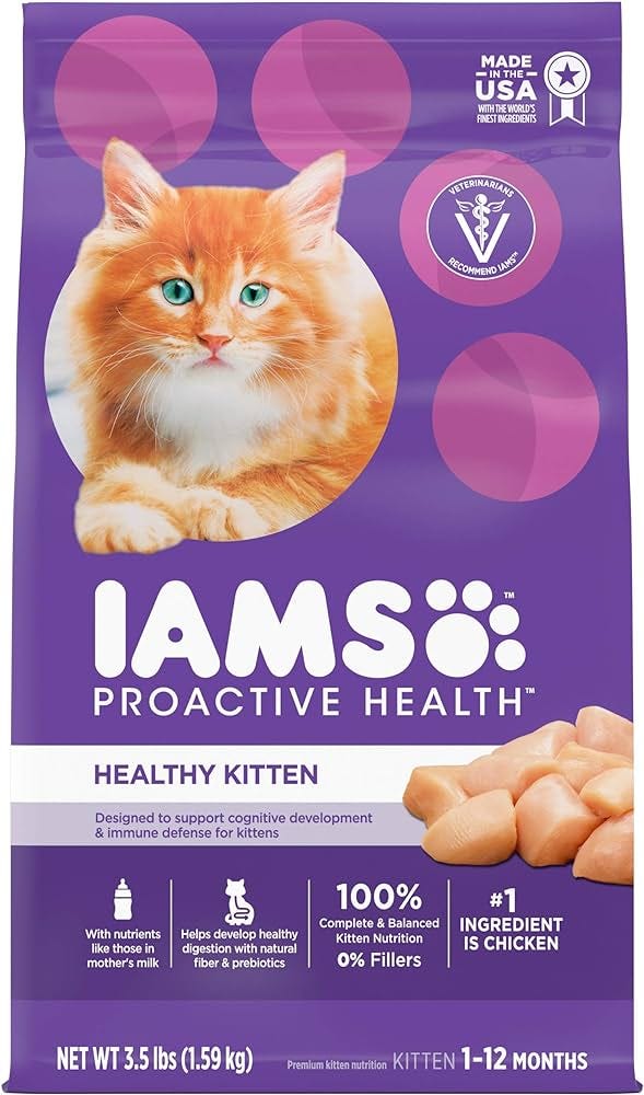 IAMS PROACTIVE HEALTH Healthy Kitten Dry Cat Food with Chicken