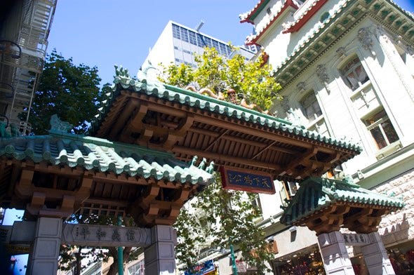 Entrance to Chinatown San Francisco