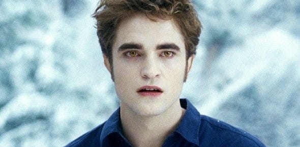 a still of Edward Cullen from the movie Twilight