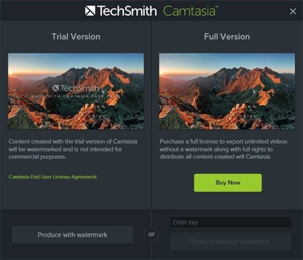 TechSmith Camtasia 2019 Free Watermark