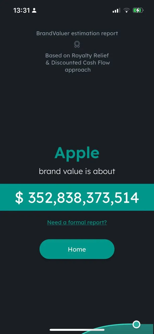 Apple’s brand value been calculated using BrandValuer app: