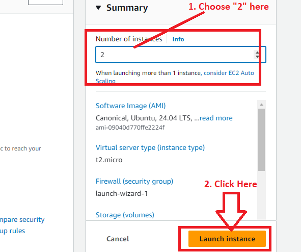 Launch Instance