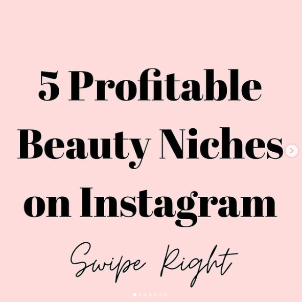 5 Profitable Beauty Niches on Instagram