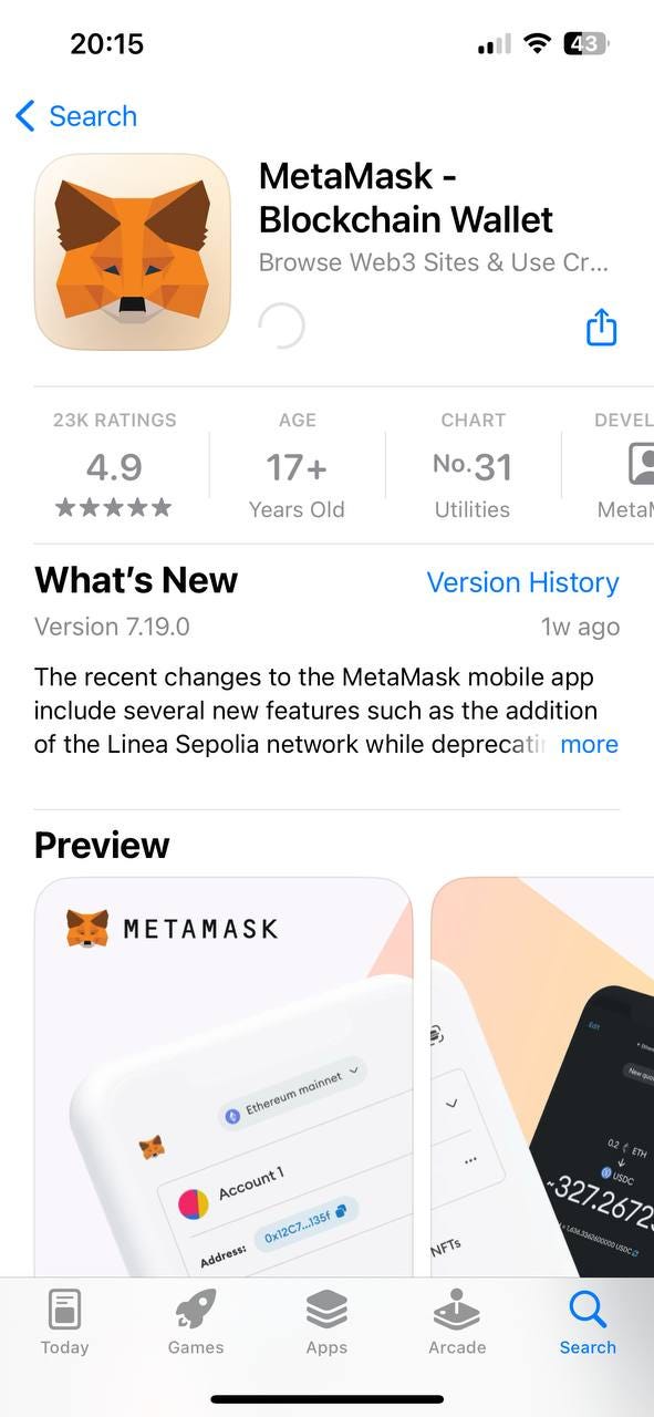 MetaMask App