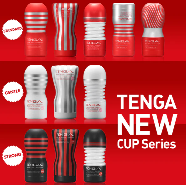 The TENGA CUP Series is TENGA’s flagship item