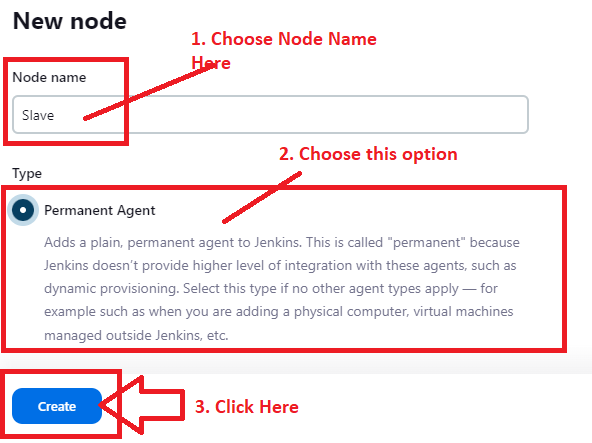 Create Slave Node Here