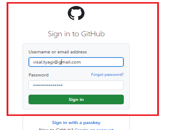 Git Hub Login