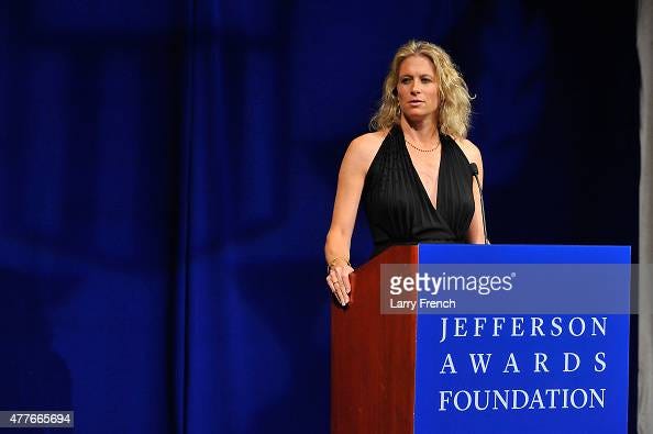 WASHINGTON, DC - JUNE 18:  Hillary Schafer speaks at the Jefferson Awards Foundation 43rd Annual National Ceremony on June 18, 2015 in Washington, DC.  (Photo by Larry French/Getty Images for The Jefferson Awards Foundation)