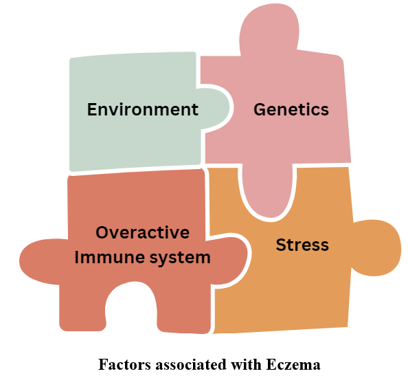 Factors associated with eczema