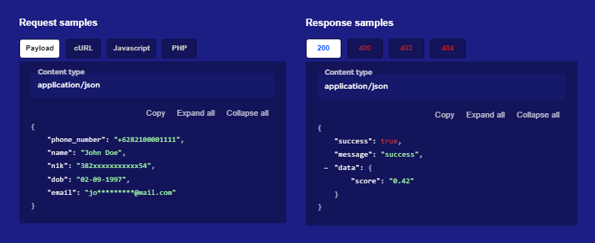 Scoring API