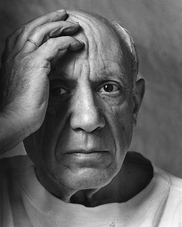 Arnold Newman, Pablo Picasso, Vallauris, France,1954