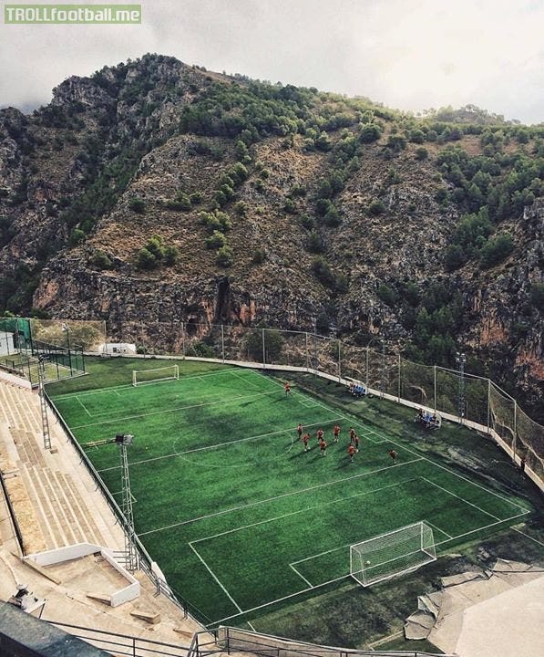 Stadium in the beautiful nature