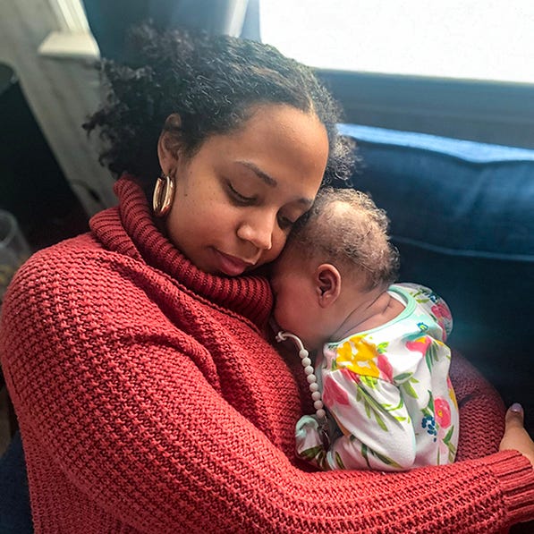 Alysia Davis with her daughter. Photo courtesy of Alysia Davis