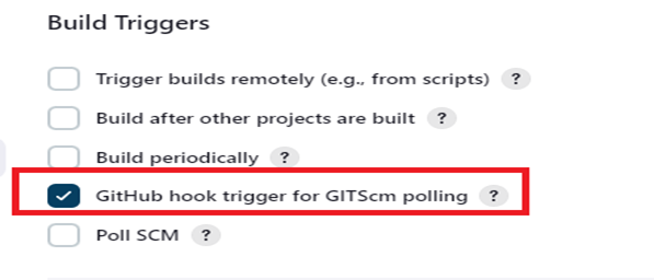 Github Hook Trigger