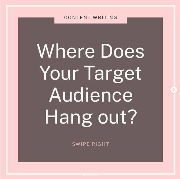 Where does your target audience hang out?