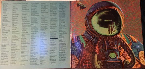 Blue Öyster Cult — Extraterrestrial Live album gatefold interior