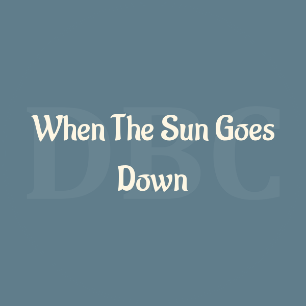 Guitar Chords When The Sun Goes Down - Artic Monkeys