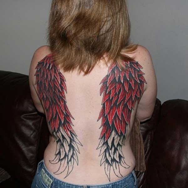 red wing tattoo