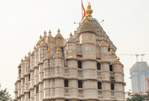 Exterior view of Shree Shidhivinayak Temple