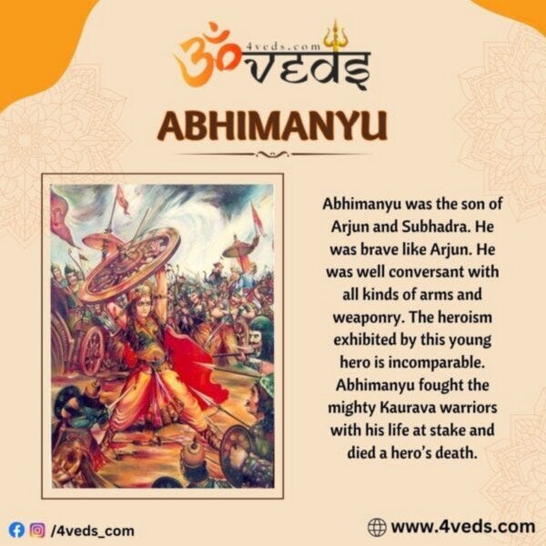 Abhimanyu Mighty Hero Of Mahabharata 600x600 1