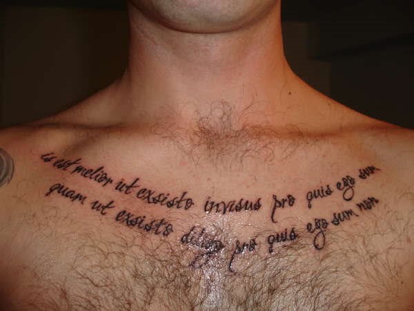 Phrase tattoo 51