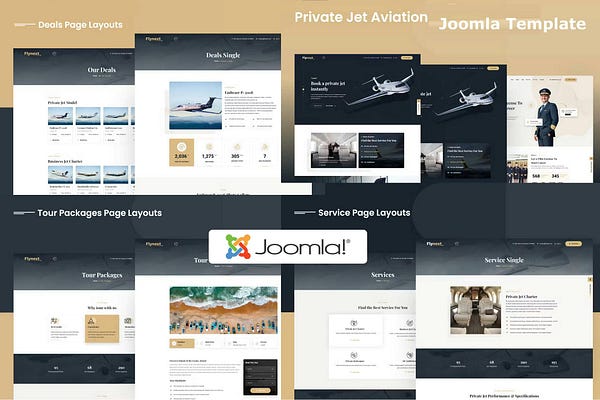 Flynext — Multipurpose Aviation Joomla Template Joomla CMS Templates