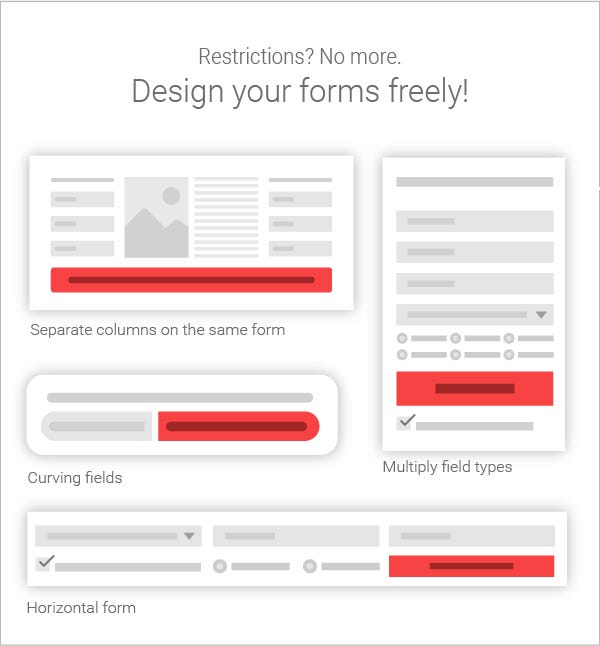 Free forms-100 landing page