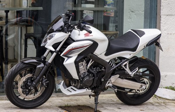 Beginner motorcycle Honda CB650F