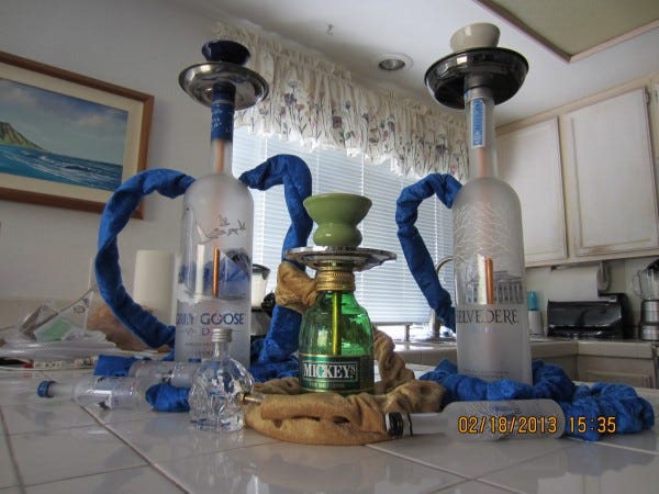 3 Hookahs